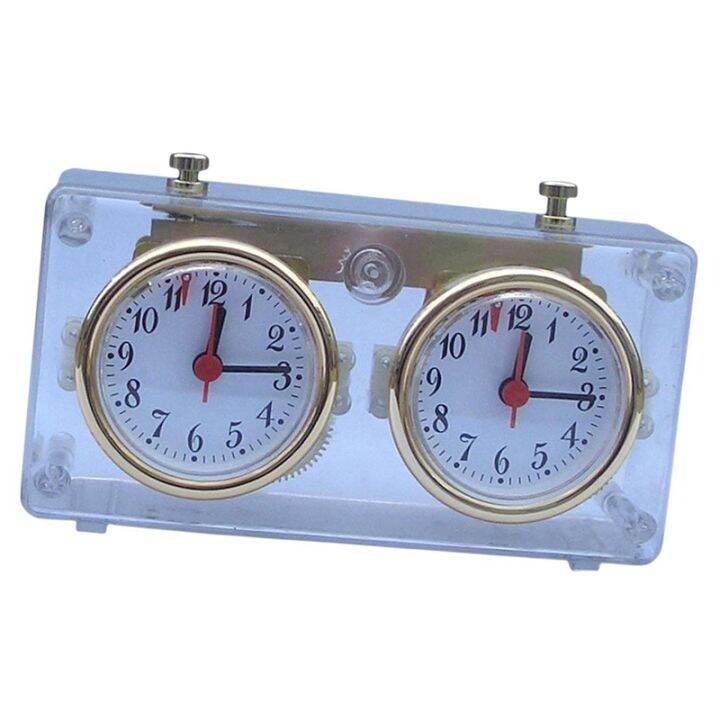 Digital Timer Mechanical Analog Chess Clock for Chinese Chess Training