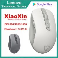 ZZOOI Lenovo Xiaoxin BT Wireless Mouse Bluetooth 3.0/5.0 with1600DPI Smart Sleep Function White/Black Mice for Windows 7 8 10 Gaming Mice