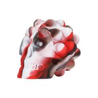 Squeeze Toy Ball 3D Skull Halloween Squeeze Sensory Toy Singular Toys Soft Pinch Toy Halloween Christmas Gift dependable