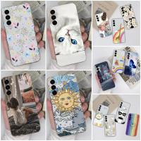 เคสแฟชั่นสำหรับ Samsung Galaxy M23 5G เคสแฟชั่นลายดอกเดซี่หมีแมวดอกไม้สำหรับ Coque F23 Samsung 2022ปกหลัง TPU นิ่มใสการ์ตูนน่ารักสำหรับ Samsung M23 M 23 SM-M236B F 23 5G Funda Capa Bumper