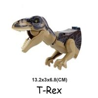 โปรโมชั่น!!! โลกของจูราสสิคพาร์คไดโนเสาร์ Indoraptor Indominus T-Rex ชุดบล็อกรูปแบบการสร้างของเล่นก่อสร้างของขวัญสำหรับเด็ก