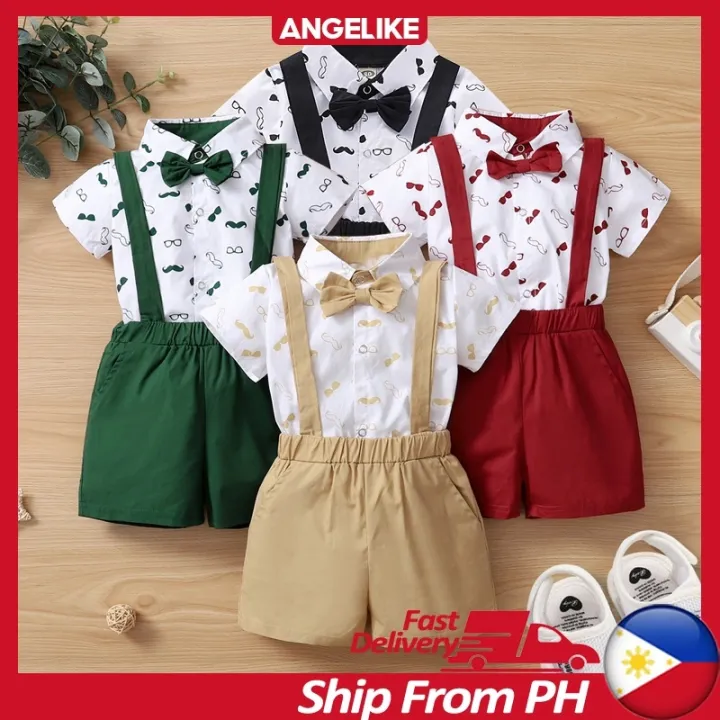 Christening Outfit For Baby Boy Gentleman Clothes 6 12 18 Months Baptismal Formal Attire Lazada PH