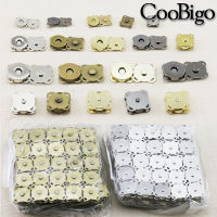 โลหะ Magnetic Clasp แม่เหล็กปุ่ม Snap Fastener ปิดหัวเข็มขัดสำหรับเสื้อผ้ากระเป๋าเย็บปักถักร้อยอุปกรณ์เย็บผ้า 10 มม. 15 มม. 18 มม.-Mengzone