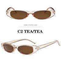 【Cash on delivery】Small Frame Oval Cat Eye Sunglasses WomenMen