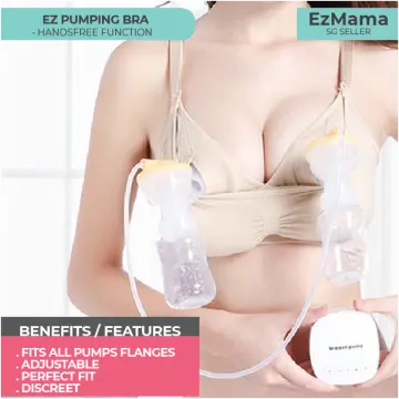 Hands Free Pumping Bra Comfortable Breast Pump Bra Adjustable Nursing Bra  for Pumping Botao