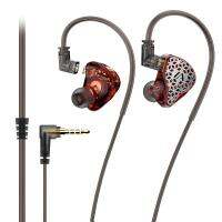 Lafitear 1DD LM1 + 1EST เทคโนโลยีไฮบริดหูฟังแบบสอดในหูจอภาพโลหะหูฟังไฮไฟเบสสเตอริโอหูฟังออกกำลังหูฟังเพลง