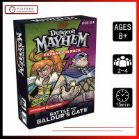 【สต็อค】เกมการ์ดDungeons &amp; Dragons Dungeon Mayhemการ์ดเกมพ่อมดแห่งชายฝั่งWOCอายุ 8 + เกมครอบครัวปาร์ตี้เกมกระดานเกม + การต่อสู้สำหรับแพ็คขยายประตูBaldur