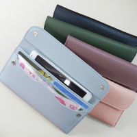 ID Credit Card Holder Trendy PU Leather Clutch Long Wallet With Large Capacity Fashion Coin Purse Hasp Clutch For Women