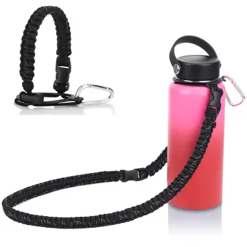 Sports Water Bottle Holder - Braided Paracord Shoulder Strap