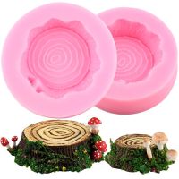 2 Size Tree Stumps Stools Silicone Molds Fondant Cake Decorating Tools Candy Polymer Clay Chocolate Gumpaste Soap Resin Moulds Bread  Cake Cookie Acce