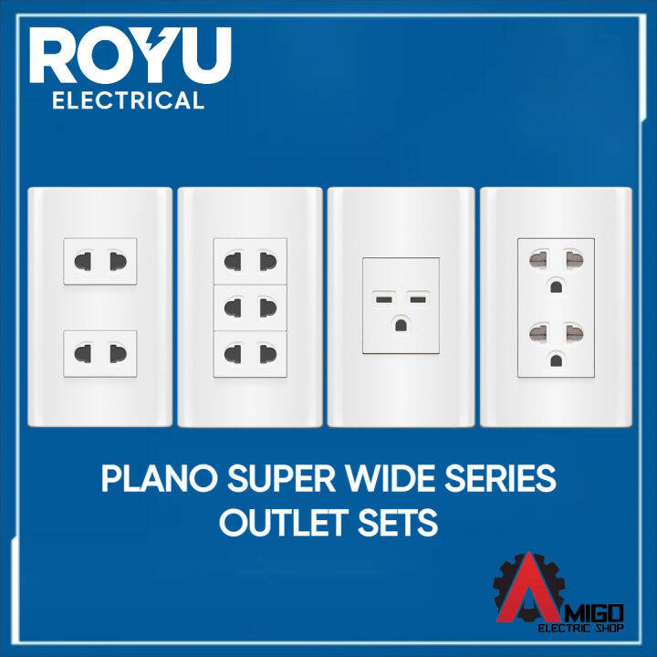 Royu Super Wide Series Universal Outlet Sets WS113 WS115 WS913 WS901