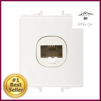 เต้ารับโทรศัพท์ SCHNEIDER 6P/6C F50RJ4M สีขาวTELEPHONE SOCKET SCHNEIDER 6P/6C F50RJ4M WHITE **สินค้าแนะนำ**