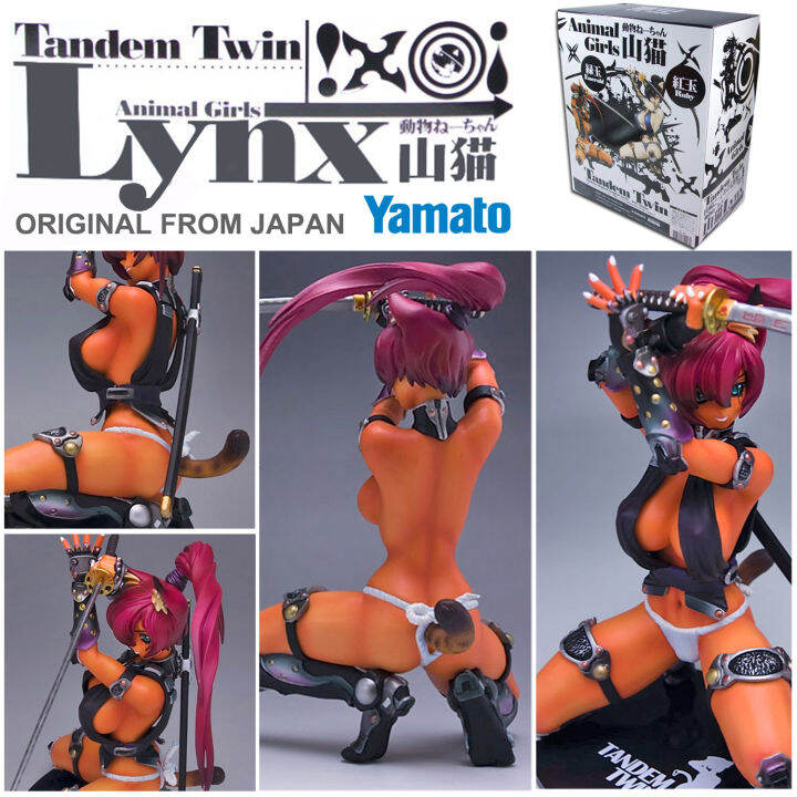 figure-ฟิกเกอร์-งานแท้-100-yamato-จากการ์ตูนเรื่อง-tandem-twin-animal-girls-lynx-ryougyoku-nechan-yamaneko-สกุลลิงซ์-เรียวโยคุ-1-6-เสือ-แมว-สัตว์สาว-นินจาสาว-ver-original-from-japan-anime-อนิเมะ-การ์ต