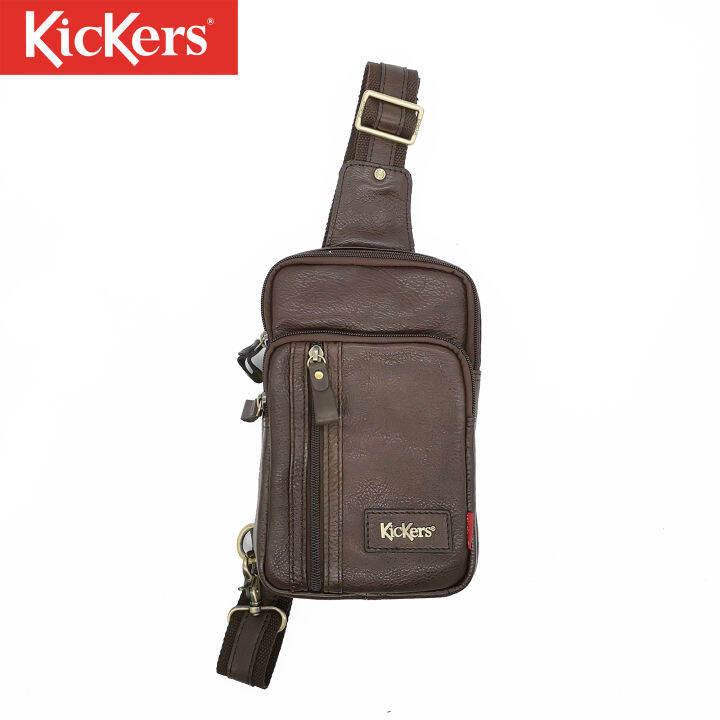 Kickers Genuine Top Grain Leather Hiking & Crossbody Bag KICS89861 Lazada