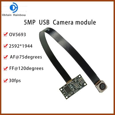 ZZOOI OV5693 USB Camera Module 5MP 2592 * 1944 30fps AF/FF Supports OTG 、 Win XP/7/10 / Vista /Android 4.0/ File Scanning