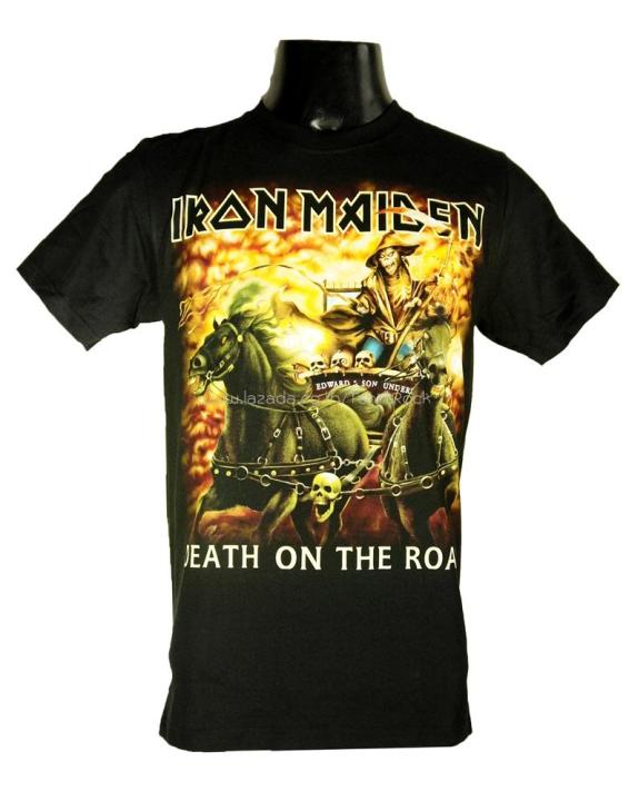 เสื้อวง-iron-maiden-ไอเอิร์นเมเดน-ไซส์ยุโรป-เสื้อยืดวงดนตรีร็อค-เสื้อร็อค-irn586-สินค้าในประเทศ