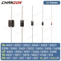 ❀ 32Values Fast Recovery Switching Schottky Barrier Rectifier Diode 1N4001 1N4004 1N4007 1N5408 UF4007 1N5817 1N5819 1N5822 1N4148