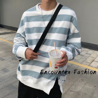 Encounter Fashion เสื้อสเวตเตอร์  เสื้อกันหนาวมีฮู้ด เสื้อกันหนาว เสื้อแขนยาวชาย เสื้อกันหนาว ระบาย อากาศ เหมาะ สม สง่า คลาสสิก MWY2390XQN 38Z230919