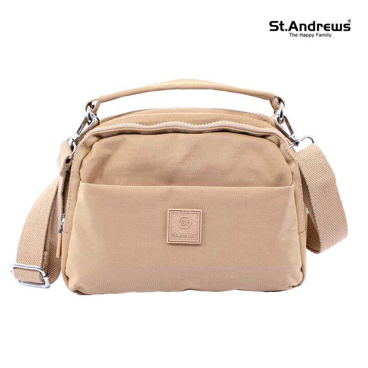 st-andrews-กระเป๋าสะพายพาดลำตัว-รุ่น-ladies-bag-สีเบจ