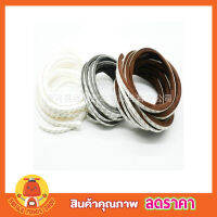 Foam strip adhesive เทปติดขอบประตู สีขาว  เทปขนกันฝุ่น  เทปติดขอบหน้าต่าง เทปปิดร่อง ประตูหน้าต่างแบบขน ซีลประตู กันฝุ่นแมลง ขนาดยาว 2 เมตร