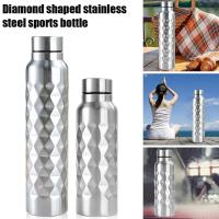 1L Stainless Steel Water Bottle Single-wall Gym Sport Bottles Portable BPA Free Cola Beer Drink Bottle Big Capacity