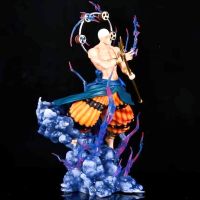 33ซม. รูป Enel อะนิเมะตัวเลข Gk Sky Piea Enel Figurine Light Pvc Statuedoll เครื่องประดับของเล่นรุ่นตกแต่งของขวัญ