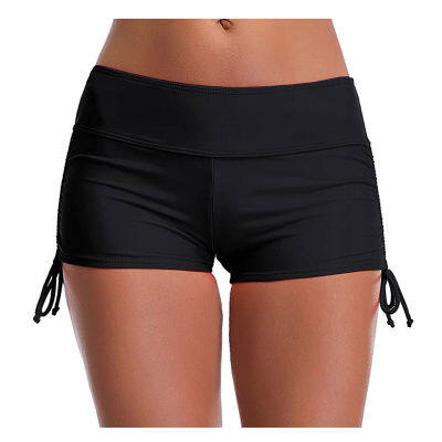 High Waist Bikini Bottoms Women Swimming Panties Ladies Summer Fashion Solid Sexy Bikinis Swim Shorts Bottom Womens Swimsuit