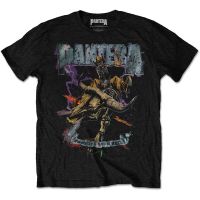 เสื้อยืด นักขี่แนววินเทจ จาก Pantera 100 MERCH ดั้งเดิม