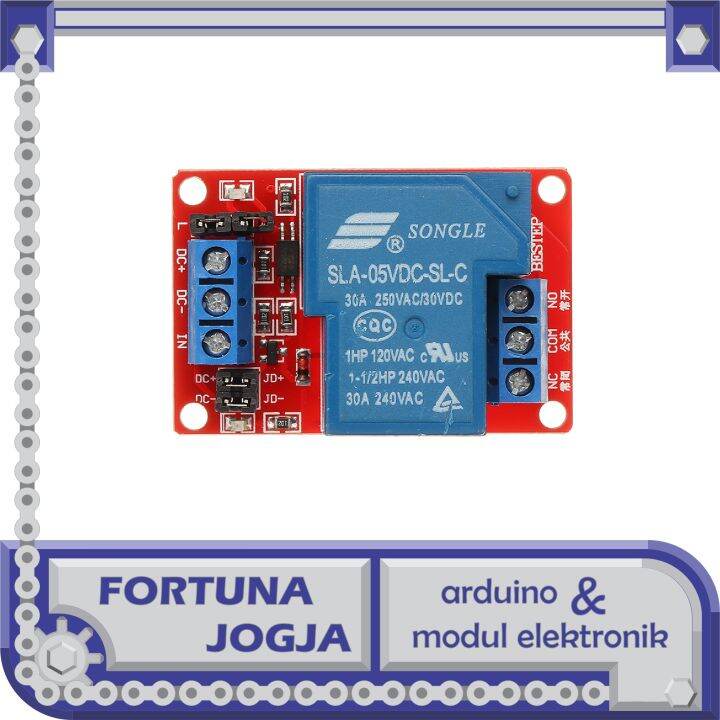 Relay Module 1 Channel DC 5V 12V 24V 30A Hi-Lo Trigger Input ...