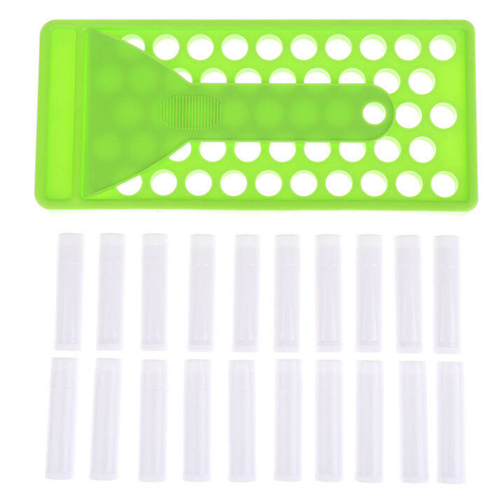 Lip Balm Crafting Kit Lip Balm Filling Tray And Spatula With 50 Empty