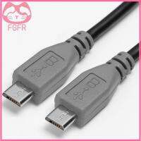 ตัวแปลง FGFR ไมโคร USB สายชาร์จตะกั่วไปยังสายข้อมูล Micro USB OTG ชาย-ชาย