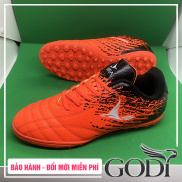 Giày đá bóng sân cỏ nhân tạo màu cam đen GODI Sports