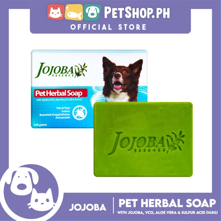 Jojoba Essence Pet Herbal Soap 145g With Jojoba, VCO, Aloe Vera And