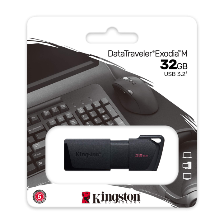 kingston-32gb-usb3-2-gen-1-datatraveler-exodia-m-แฟลชไดร์ฟ-สีดำ-ประกันสินค้า-5-ปี