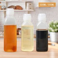 ☫◇✺ 300/500ML Oil Bottle Kitchen Oil Spray Bottle Condiment Squeeze Bottles Cooking Baking Ketchup Mustard Mayo Hot Sauces Olive BBQ