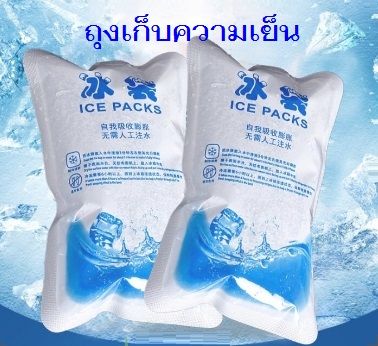 ราคา/10ใบ ถุงเก็บความเย็น ถุงเก็บความเย็นแบบเจล ice pack ice gel ไอซ์แพค เจลเย็น น้ำแข็งเทียม เจลเก็บความเย็น