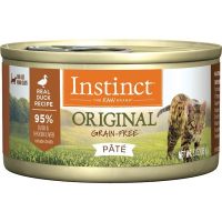 อาหารเปียกแมวระดับ 6 ดาว Instinct Original Grain-Free Pate Real Duck Recipe 85 กรัม