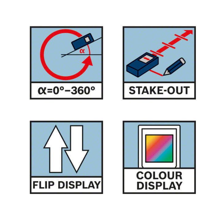 เครื่องวัดเลเซอร์-bosch-ของแท้-glm-500เลเซอร์แบบมืออาชีพเครื่องวัดเมตร50เมตร-rangefinder-trena-เลเซอร์เทปอุปกรณ์หาพิกัดสร้างไม้บรรทัดอุปกรณ์ทดสอบเครื่องมือทดสอบ