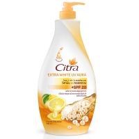 [Mega Sale] Free delivery จัดส่งฟรี Citra Extra Glow UV Aura Vitamin and Collagen Lotion 550ml. Cash on delivery เก็บเงินปลายทาง