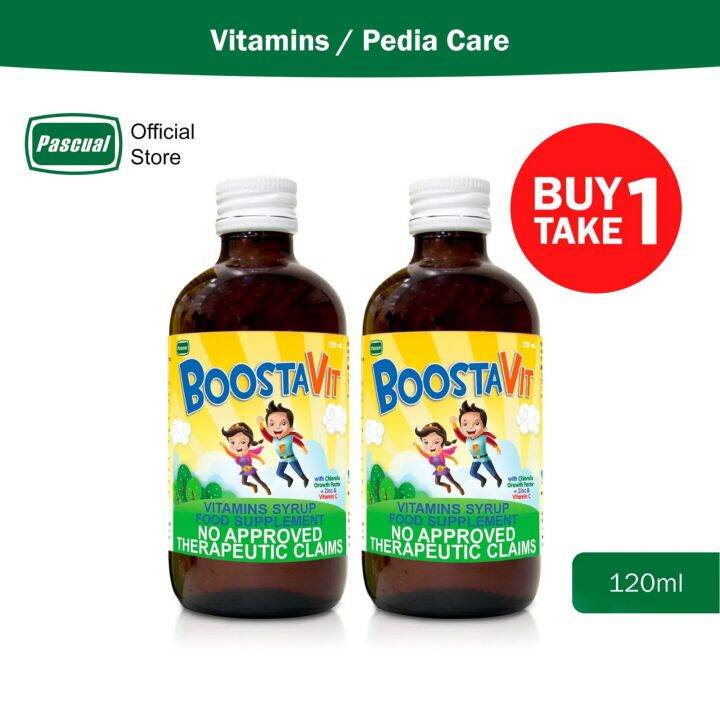 Buy 1 Take 1 BoostaVit Multivitamins Syrup for Kids 120ml Lazada PH