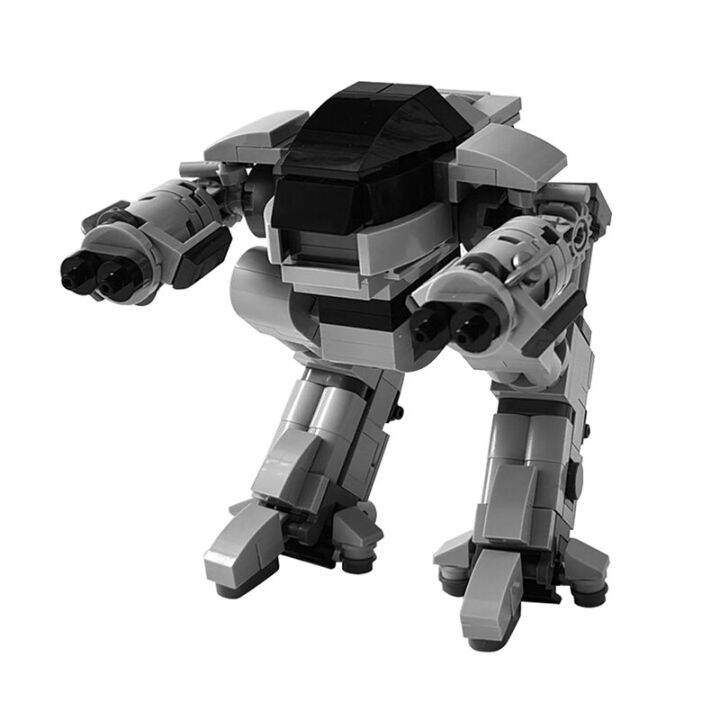 Gobricks MOC Movie Robocoped Executing Mechanical War ED209 Robot