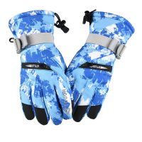 Motorcycle Hiking Ski Velvet Gloves Men Women Winter Warm Waterproof Adult Outdoor Mountaineering Riding Couple Touch Screen