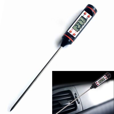 Car Air Condition Outlet Needle Type LCD Digital Gauge Check Kitchen Thermometer Range minus 50 to zero above 300 degrees tools Electrical Connectors