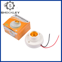 Shockley ปลั๊กอินขั้วหลอดไฟปลั๊กแบบมีสวิตช์220V เบ้าเสียบหลอดไฟเต้าเสียบแปลงเป็นซ็อกเก็ตหลอดไฟ E27สกรูหลอดไฟมีปลายขั้วสำหรับการส่องสว่างในบ้านซ็อกเก็ต