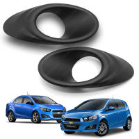 iBarod ครอบไฟ สปอร์ตไลท์ ครอบสปอร์ตไลท์ สีดำด้าน สำหรับ เชฟโรเล็ต Chevrolet Sonic 4-5Door ปี 2012-2017