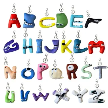 26pcs Alphabet Lore Plush Toy Stuffed Plushie Doll Toys Gift for Children  26 English Letters（A-Z-0-9) Toy Kids Birthday Gift