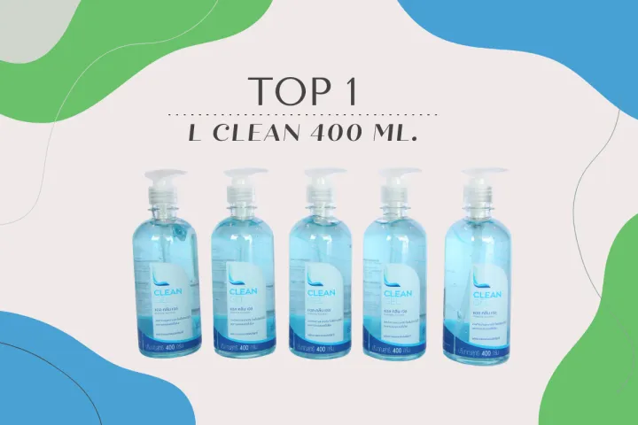 L Clean Gel (เจลล้างมือ,เจลแอลกอฮอล์) ขนาด 400 กรัม 4 ขวดต่อแแพ็ค |  Lazada.Co.Th