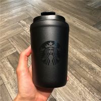 Starbucks Cup 2023 Classic Obsidian Black Goddess มาพร้อมกับถ้วยกาแฟฉนวนกันความร้อนสแตนเลสกาแฟเดสก์ท็อปสำนักงานถ้วยน้ำ