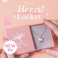 IRIS JEWEL สร้อยคอเงินแท้925 พร้อมจี้ ล็อคเกต Heart Locket Necklace