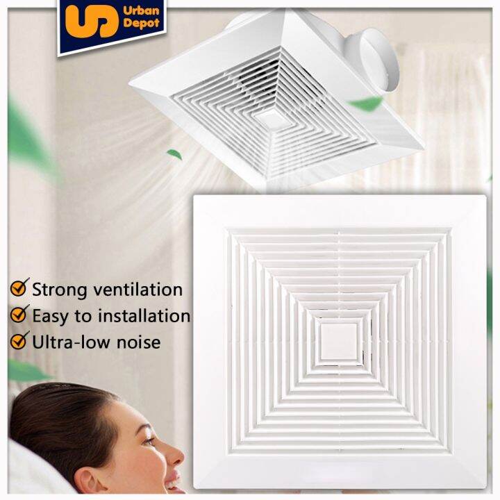 Antivibration Mounted Exhaust Ceiling Fan Duct Ventilation Fan 6/8/10